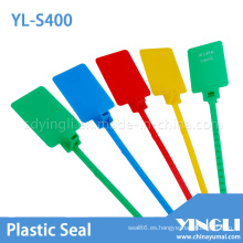 Sellos de seguridad de etiquetas de plástico con gran área de marcado (YL-S400)